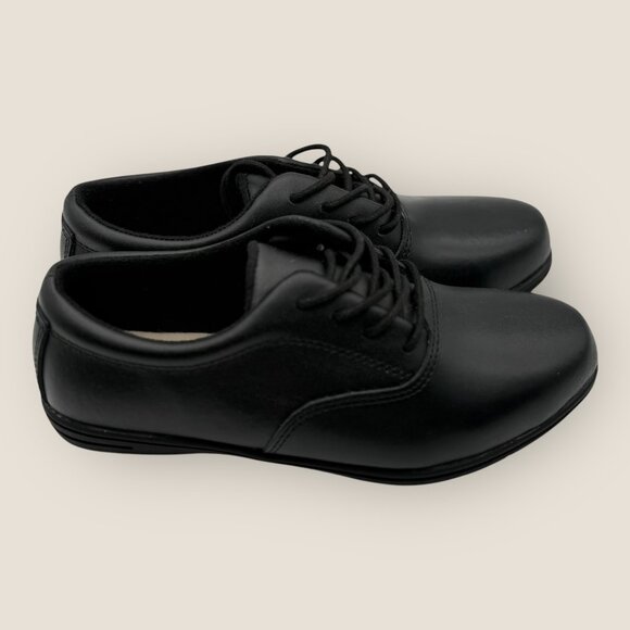 Dr Max Enhanced Comfort System Lace Up Leather Oxfords Shoes Womens Size 7W New - Picture 2 of 9